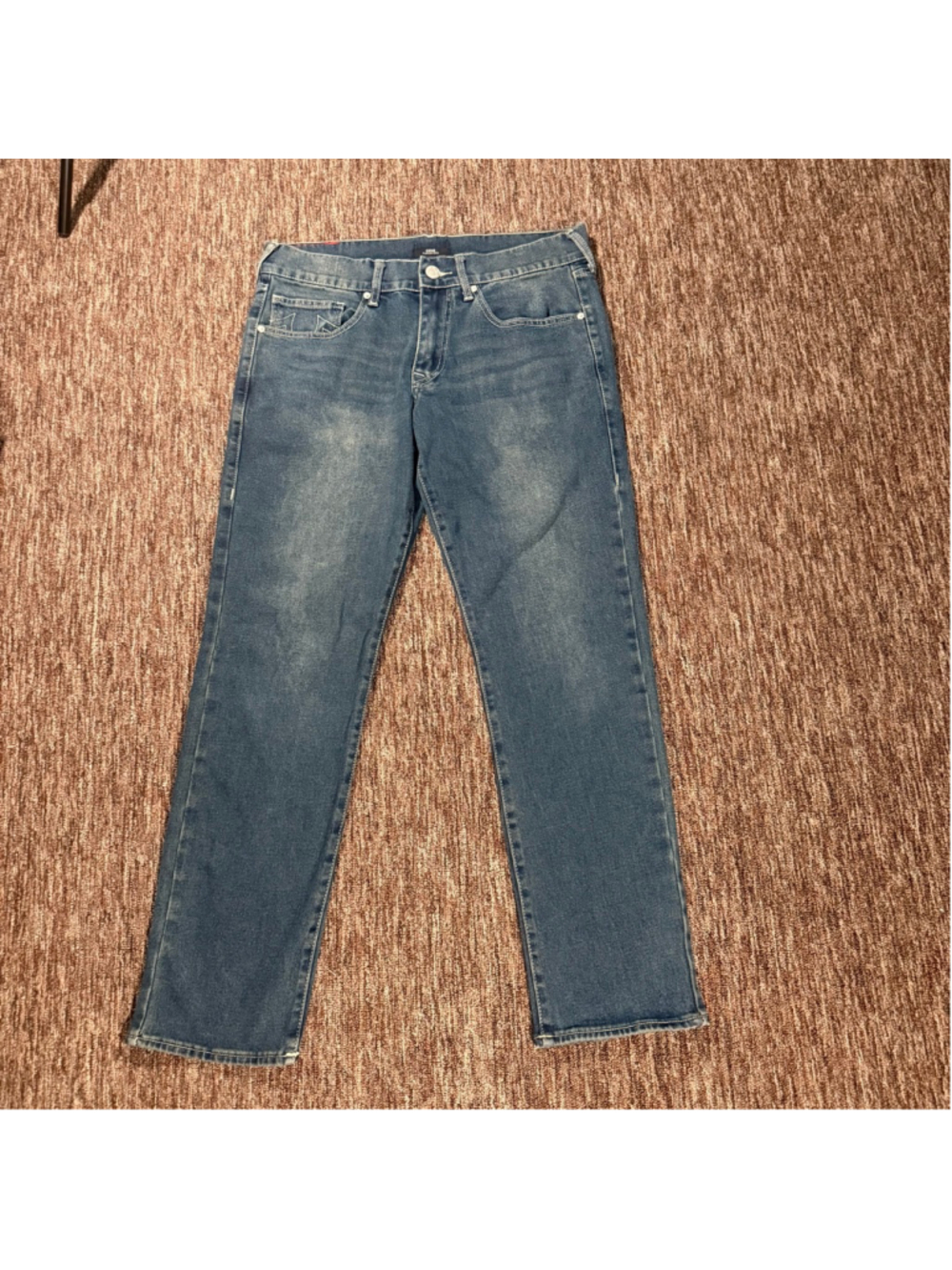 True Religion Geno Relaxed Slim Jeans Men’s Waist 32 Blue wash